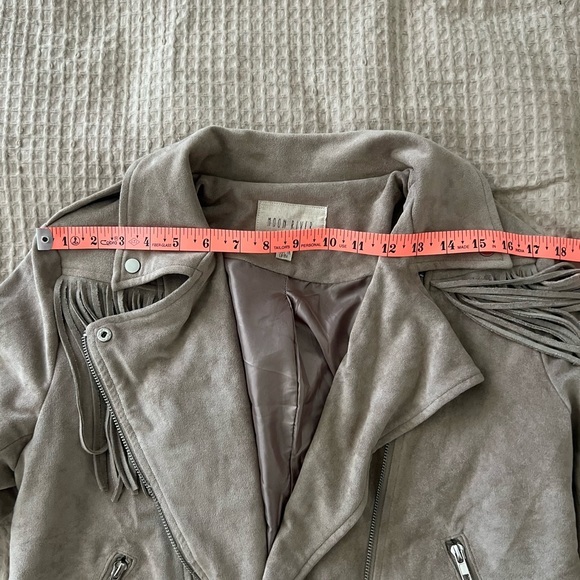 MOON RIVER by Anthropologie | Tan Suede Fringe Cowgirl Jacket - Picture 11 of 14